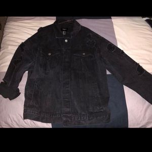 Black jean jacket